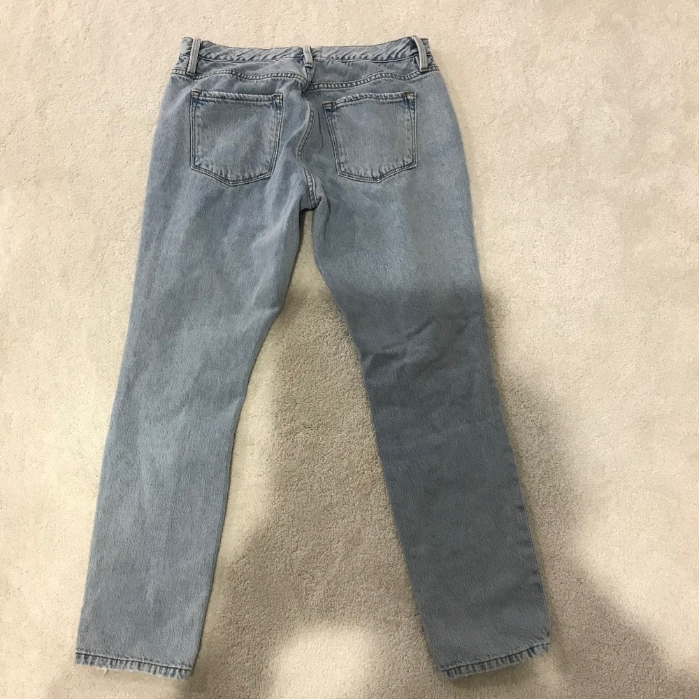 Frame Le Garçon Distressed Jeans - Picture 3 of 5